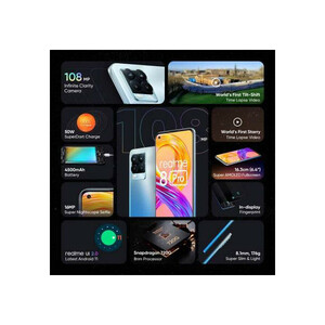 گوشی موبایل ریلمی مدل 8PRO RMX3081 دو سیم کارت ظرفیت 128 گیگابایت و رم 8 گیگابایت