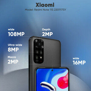 گوشی موبایل شیائومی مدل  Redmi Note 11S 2201117SY  دو سیم کارت ظرفیت 128 گیگابایت و رم 6 گیگابایت