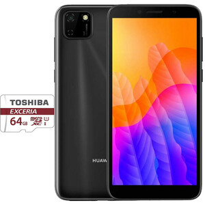 گوشی موبایل هوآوی مدل Y5p DRA-LX9 دو سیم‌ کارت ظرفیت 32 گیگابایت و رم 2 گیگابایت به همراه کارت حافظه microSDXC توشیبا مدل EXCERIA M302-EA کلاس 10 ظرفیت 64 گیگابایت