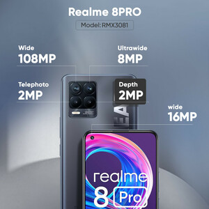 گوشی موبایل ریلمی مدل 8PRO RMX3081 دو سیم کارت ظرفیت 128 گیگابایت و رم 8 گیگابایت