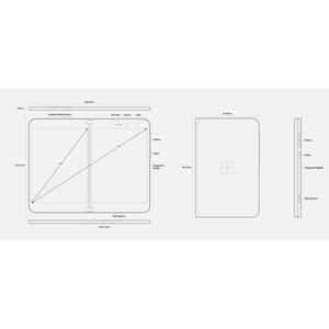 گوشی موبایل مایکروسافت مدل Surface Dou تک سیم کارت ظرفیت 128 گیگابایت و رم 6 گیگابایت