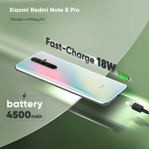 گوشی موبایل شیائومی مدل Redmi Note 8 Pro m1906g7G دو سیم‌ کارت ظرفیت 128 گیگابایت