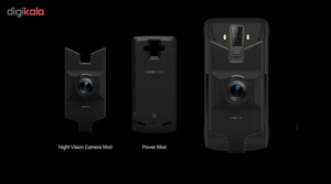 گوشی موبایل دوجی مدل S90 دو سیم کارت ظرفیت 128 گیگابایت همراه با ماژول دوربین دید در شب و پاوربانک