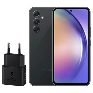 گوشی موبایل سامسونگ مدل Galaxy A54 5G دو سیم کارت ظرفیت 256 گیگابایت و رم 8 گیگابایت - به همراه شارژر 25 وات سامسونگ