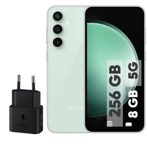 گوشی موبایل سامسونگ مدل Galaxy S23 FE دو سیم کارت ظرفیت 256 گیگابایت و رم 8 گیگابایت به همراه شارژر 25وات سامسونگ