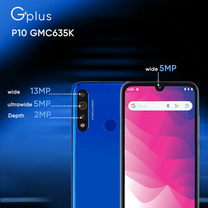گوشی موبایل جی پلاس مدل P10 GMC635K دو سیم کارت ظرفیت 32 گیگابایت و رم 2 گیگابایت