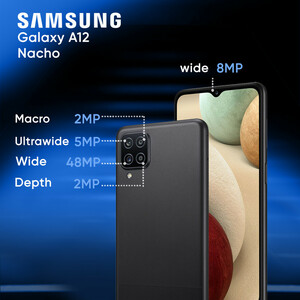 گوشی موبایل سامسونگ مدل Galaxy A12 Nacho SM-A127F/DS دو سیم کارت ظرفیت 128 گیگابایت و رم 6 گیگابایت