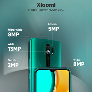 گوشی موبایل شیائومی مدل Redmi 9 M2004J19G دو سیم‌ کارت ظرفیت 32 گیگابایت