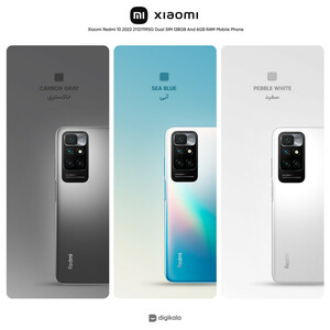 گوشی موبایل شیائومی مدل  Redmi 10 2022 21121119SG دو سیم‌ کارت ظرفیت 128 گیگابایت و رم 6 گیگابایت