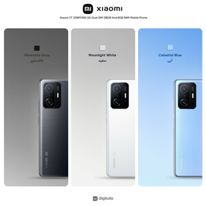 گوشی موبایل شیائومی مدل 11T 21081111RG 5G دو سیم‌ کارت ظرفیت 128 گیگابایت و رم 8 گیگابایت