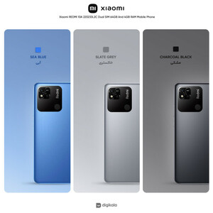 گوشی موبایل شیائومی مدل REDMI 10A 220233L2C دو سیم‌ کارت ظرفیت  64 گیگابایت و رم 4 گیگابایت