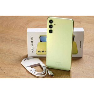 گوشی موبایل سامسونگ مدل Galaxy A34 5G دو سیم کارت ظرفیت 256 گیگابایت و رم 8 گیگابایت به همراه شارژر سامسونگ  - ویتنام