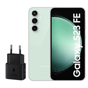 گوشی موبایل سامسونگ مدل Galaxy S23 FE دو سیم کارت ظرفیت 256 گیگابایت و رم 8 گیگابایت به همراه شارژر 25وات سامسونگ