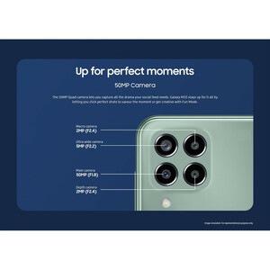 گوشی موبایل سامسونگ مدل Galaxy M33 5G SM-M336B/DS دو سیم کارت ظرفیت 128 گیگابایت و رم 8 گیگابایت به همراه شارژر دیواری و کارت حافظه - اکتیو