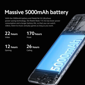 گوشی موبایل شیائومی مدل Redmi Note 11S 5G 22031116BG دو سیم کارت ظرفیت 128 گیگابایت و رم 6 گیگابایت