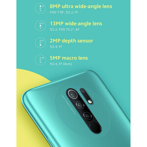گوشی موبایل شیائومی مدل Redmi 9 M2004J19AG دو سیم‌ کارت ظرفیت 32 گیگابایت و رم 3 گیگابایت