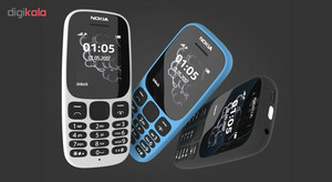 گوشی موبایل نوکیا مدل 105 -TA1034 دو سیم‌ کارت