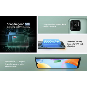 گوشی موبایل شیائومی مدل Redmi 10C 220333QNY دو سیم‌ کارت ظرفیت 64 گیگابایت و رم 4 گیگابایت