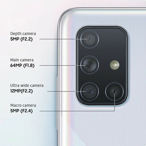 گوشی موبایل سامسونگ مدل Galaxy A71 SM-A715F/DS دو سیمکارت ظرفیت 128 گیگابایت و رم 8 گیگابایت