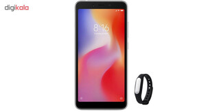 گوشی موبایل می مدل Redmi 6 M1804C3DG دو سیم‌ کارت ظرفیت 64 گیگابایت همراه با مچ بند هوشمند می