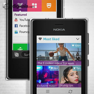 گوشی موبایل نوکیا آشا 500 دو سیم کارت