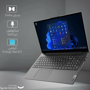 لپ تاپ 15.6 اینچی لنوو مدل V15 G4 AMN-R3 7320U-8GB LPDDR5-256GB SSD-TN