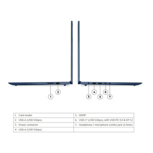 لپ تاپ 15.6 اینچی لنوو مدل IdeaPad Slim 3 15IRU9-Core 5 120U-8GB DDR5-512GB SSD-Touch-Backlit-Fingerprint-W