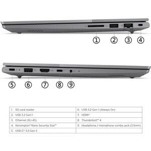 لپ تاپ 16 اینچی لنوو مدل ThinkBook 16 G6 IRL-i5 13420H-16GB DDR5-1TB SSD-IPS - کاستوم شده