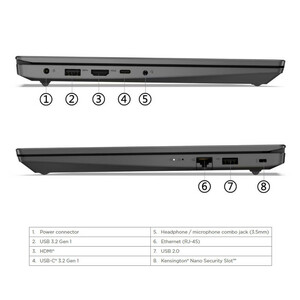 لپ تاپ 15.6 اینچی لنوو مدل V15 G4 IRU-i5 13420H 8GB 512SSD TN