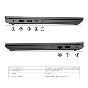 لپ تاپ 15.6 اینچی لنوو مدل V15 G4 IRU-i3 1315U-12GB DDR4-256SSD-TN - کاستوم شده