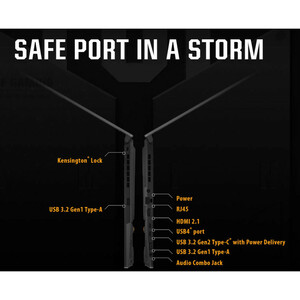 لپ تاپ 15.6 اینچ ایسوس مدل TUF Gaming A15 (2024) FA507UI-LP034W-R9 8945HS-16GB DDR5 5600MHz-1TB SSD-RTX4070 8GB-FHD 144Hz-W