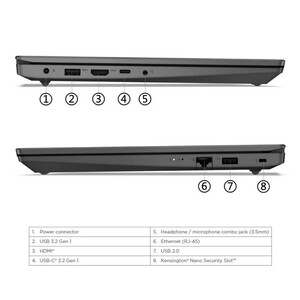لپ تاپ 15.6 اینچی لنوو مدل V15 G4 IRU-i3 1315U-8GB DDR4-256GB SSD-TN-W