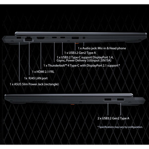 لپ تاپ 16 اینچی ایسوس مدل TUF Gaming F16 FX608JMR-RV030-i7 14650HX-32GB DDR5 5600MHz-512GB SSD-RTX5060 8GB-FHD 165Hz - کاستوم شده