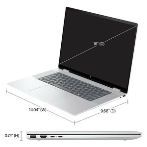 لپ تاپ 14 اینچی اچ‌ پی مدل ENVY x360 2-in-1 14-fa0013dx-R5 8640HS-16GB LPDDR5-512GB SSD-IPS-Touch-W