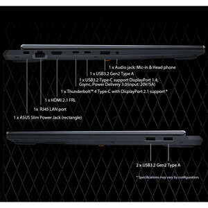 لپ تاپ 16 اینچی ایسوس مدل TUF Gaming F16 FX608JMR-F16I75060-i7 14650HX-64GB DDR5 5600MHz-1TB SSD-RTX5060 8GB-FHD 165Hz-W - کاستوم شده