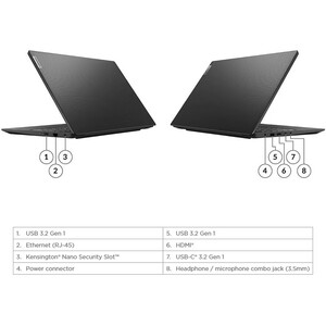 لپ تاپ 15.6 اینچی لنوو مدل V15 G4 AMN-Athlon Silver 7120U-8GB LPDDR5-512GB SSD-TN - کاستوم شده