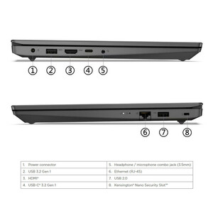 لپ تاپ 15.6 اینچی لنوو مدل V15 G4 IRU-i7 13620H-16GB DDR4 3200MHz-512GB SSD-TN-W