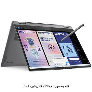 لپ تاپ 16 اینچی لنوو مدل Yoga 7 2-in-1 16ILL10-Core Ultra 5 226V-16GB LPDDR5x 8533MHz-512GB SSD-Touch