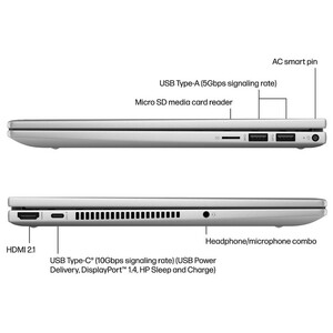 لپ تاپ 14 اینچی اچ‌ پی مدل Envy x360 2-in-1 14-ES1023dx-Core 7 150U 16GB 512SSD