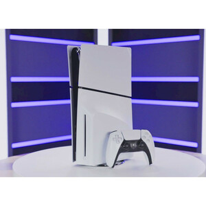 کنسول بازی سونی مدل PlayStation 5 Slim ظرفیت یک ترابایت ریجن 2016A اروپا به همراه دسته اضافی و پایه شارژر