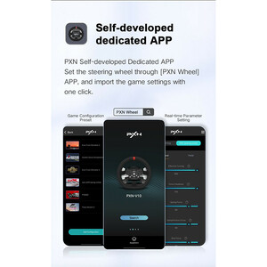 گجت دسته فرمان بازی پی ایکس ان مدل V10