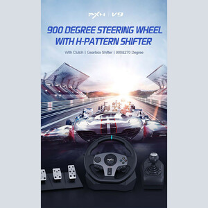 گجت دسته فرمان بازی پی ایکس ان  مدل V9