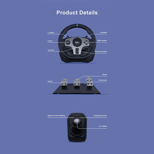 گجت دسته فرمان بازی پی ایکس ان  مدل V9