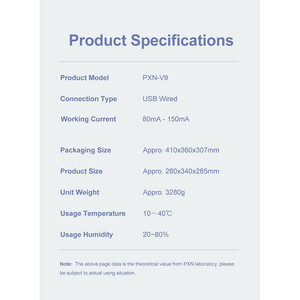 گجت دسته فرمان بازی پی ایکس ان  مدل V9