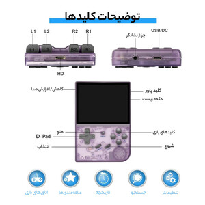 کنسول بازی پرتابل مدل RG35XX