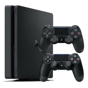 کنسول بازی سونی مدل Playstation 4 Slim ریجن 3 سری CUH-2218B ظرفیت 1 ترابایت به همراه کارت نصب 20 عدد بازی