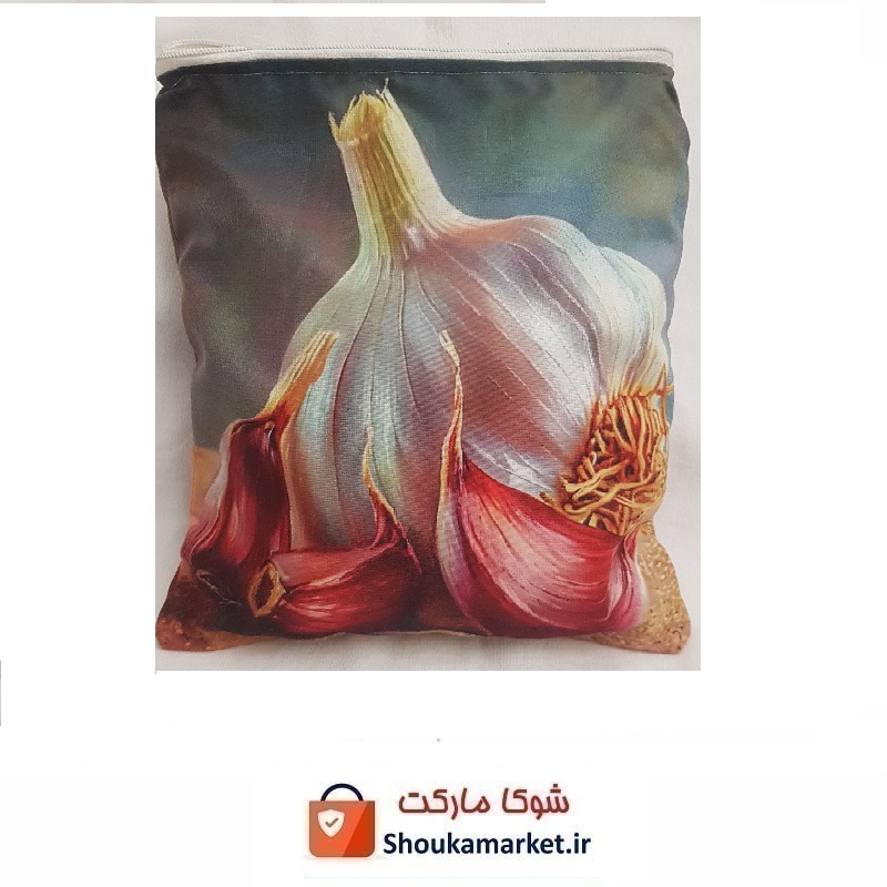کیسه نگهدارنده میوه و سبزی دو لایه زیپ دار طرح سیر