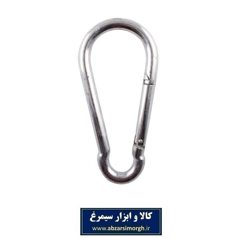 کارابین فولادی ساده سایز ۱۰ سانت در ۲ مدل ترک و معمولی HKN-003