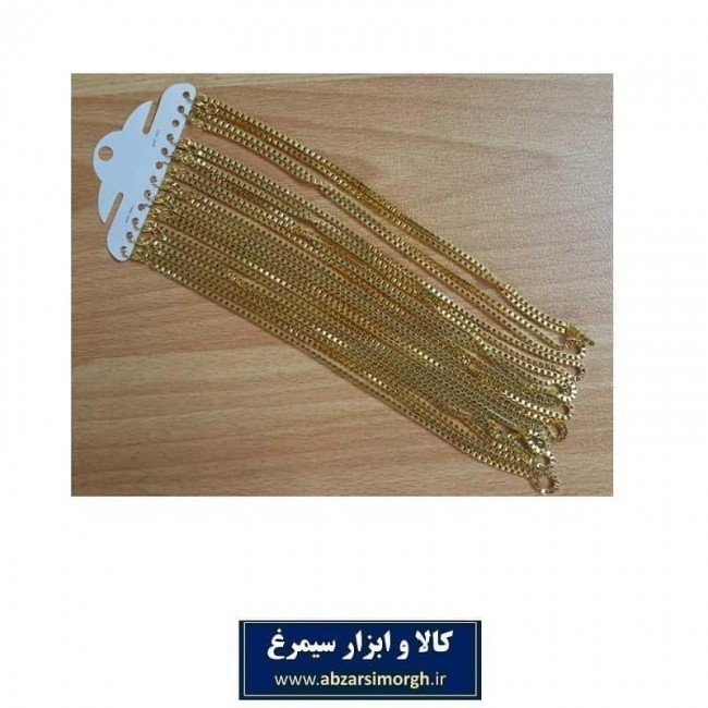 زنجیر گردنی مردانه بدلی طرح ونیزی ZBD-008