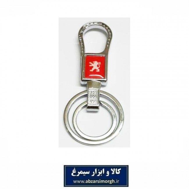 جاکلیدی فلزی استیل خودرو Peugeout پژو HSK-027E